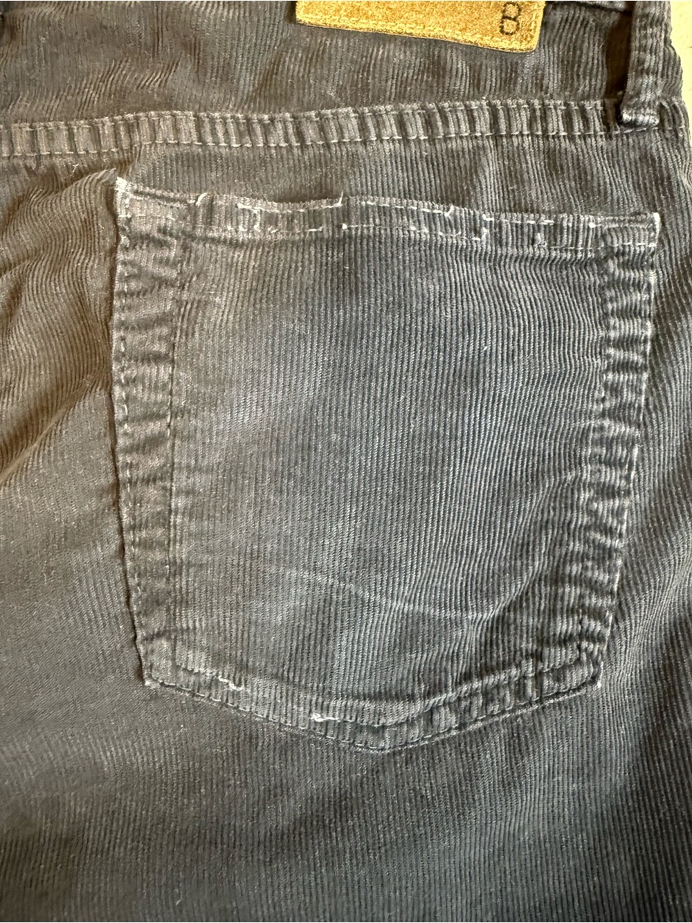 Bonobos Corduroy Pants Mens 32 X 30 Straight Leg Dark Blue Flex Weekday Chino - Picture 10 of 13